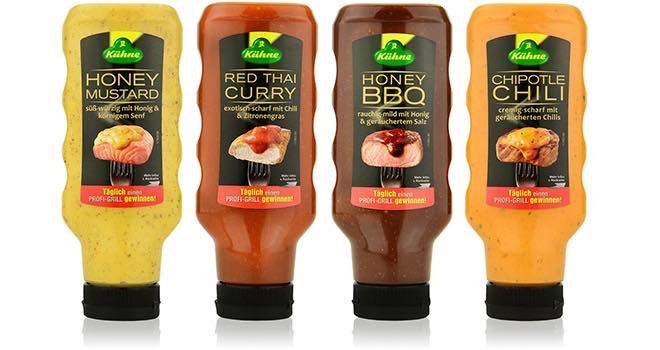 Carl Kühne launches barbecue sauces in RPC squeeze bottles