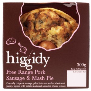 Higgidy Free Range Pork Sausage & Mash Pie