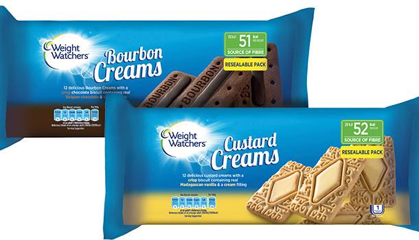 Weight Watchers UK launches new cream biscuit products