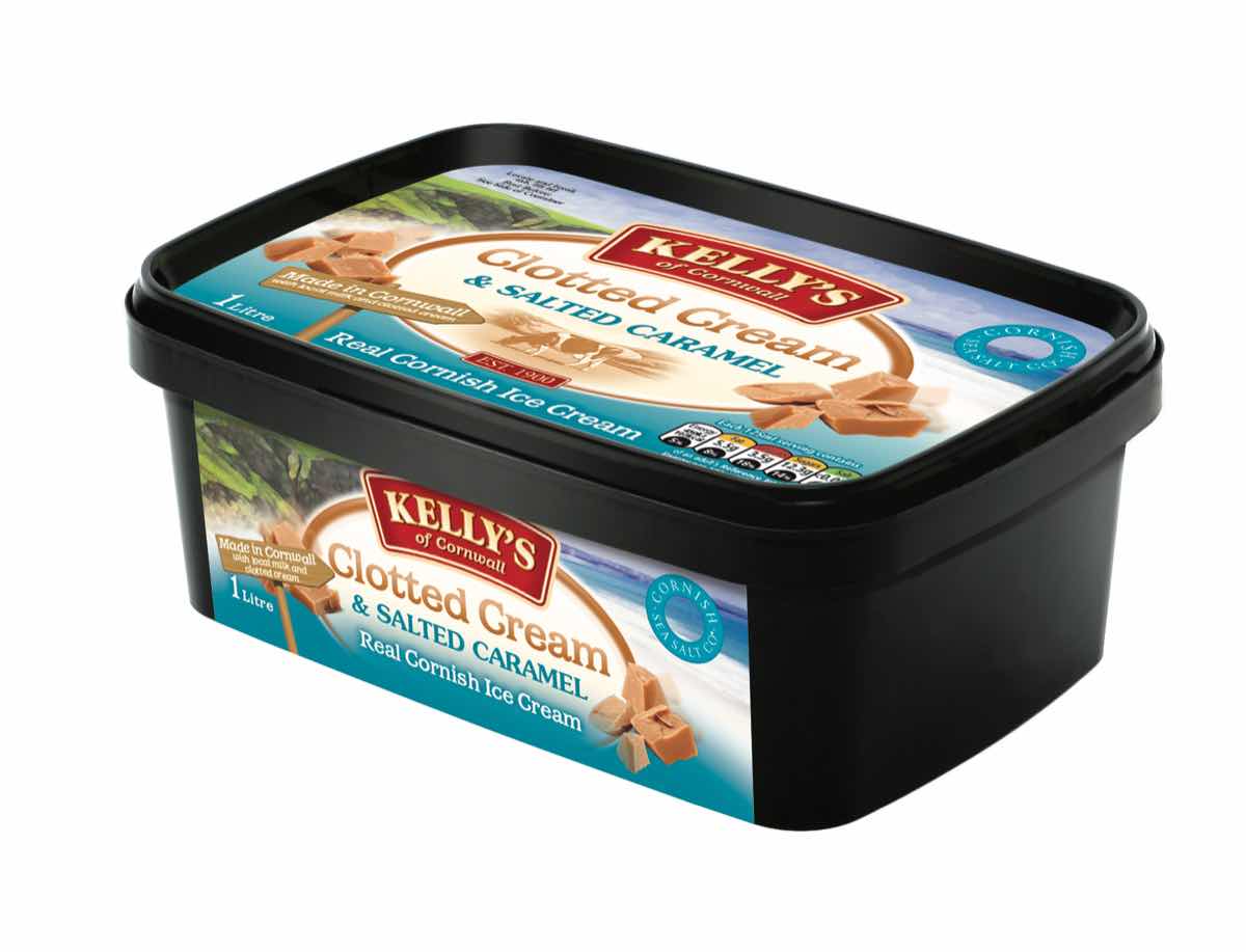 Kelly's extends its Cornish ice cream range with new salted caramel flavour