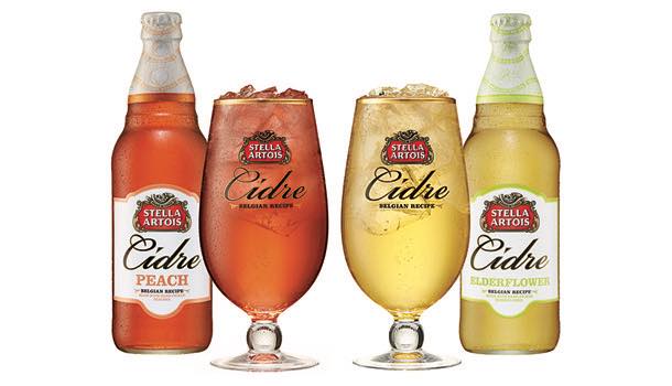 Stella Artois launches elderflower and peach Cidre varieties