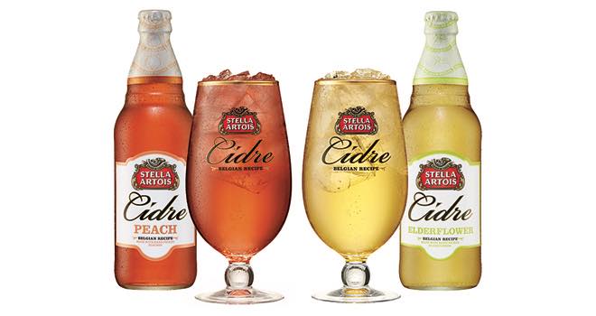 Stella Artois launches elderflower and peach Cidre varieties