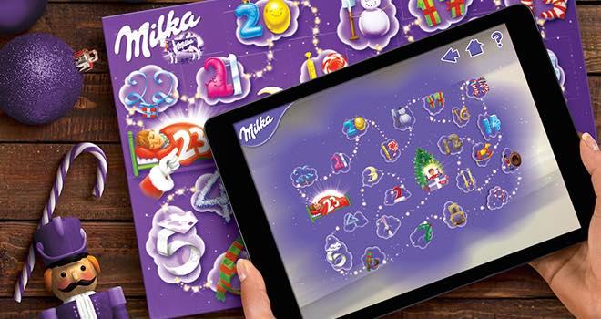 Taxi creates world’s first augmented reality advent calendar for Milka