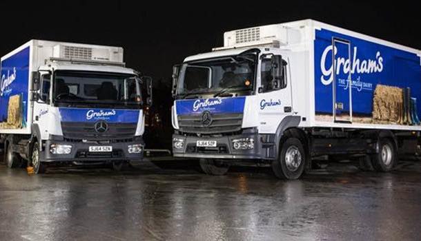 Transport case study: Graham’s the Family Dairy picks Mercedes-Benz