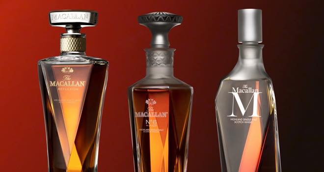 Macallan releases 1824 Masters series of fine whiskies in crystal decanters