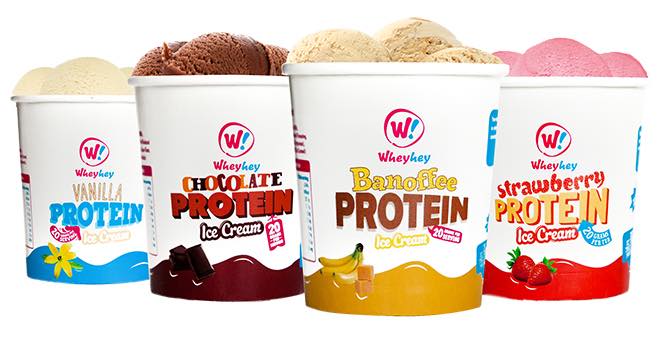 Wheyhey! protein ice cream launches new pack design