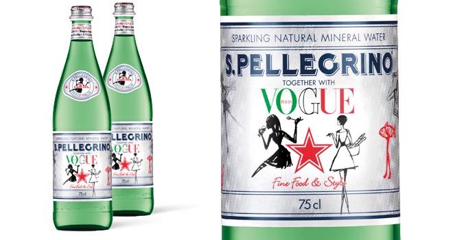S.Pellegrino and Vogue Italia collaborate on limited edition bottle design