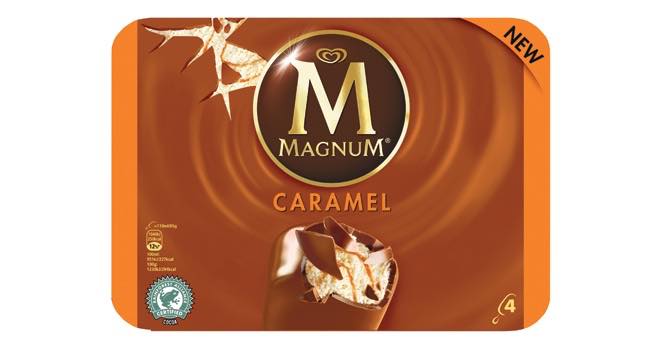 Magnum ice cream adds caramel variety to core range