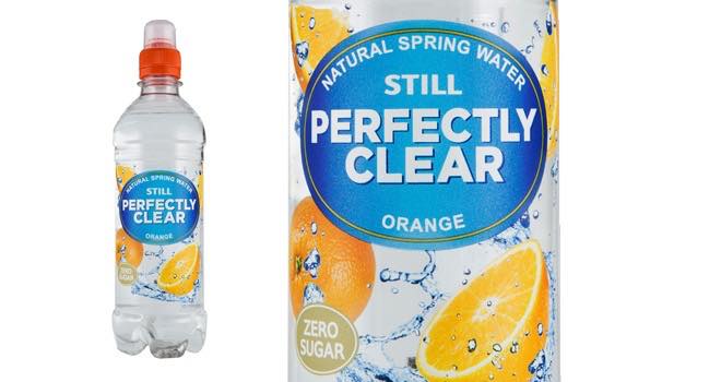 Flavoured water brand Perfectly Clear launches new orange flavour