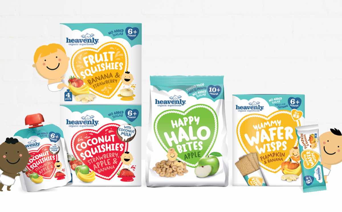 Organic children's food brand Heavenly launches new healthy snacks