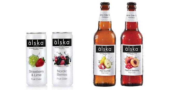Fruit cider brand Älska introduces new flavours and slimline can format