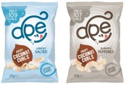 Ape Snacks secures two new UK listings for its coconut curls