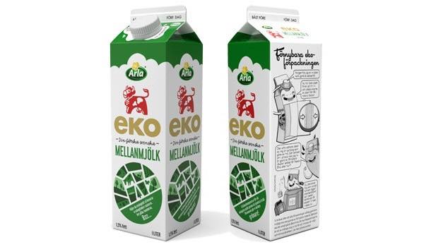 Arla opts for bio-based Tetra Rex cartons for its Eko organic milk