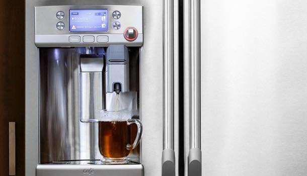 GE starts new trend with refrigerator-integrated brewing system