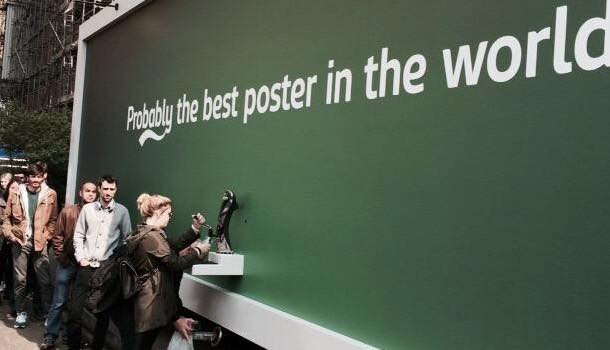 Carlsberg gives away free beer in 'probably' the best campaign in the world