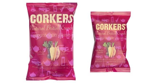 Corkers to expand into vegetable crisps with first of three new flavours