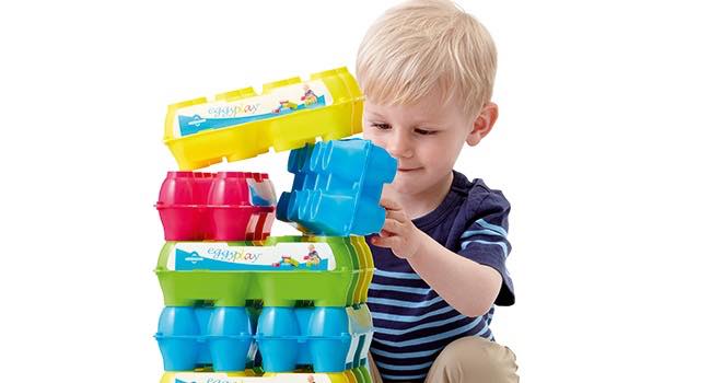 Eggs-box 360? New egg cartons can be transformed into children's toy