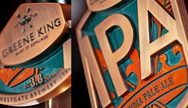 Greene King launches 'contemporary' pump clip as part of IPA rebranding