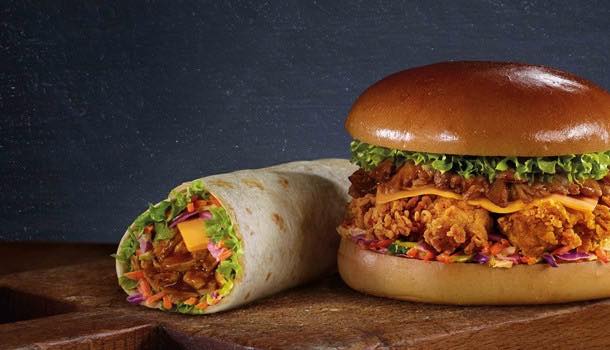 KFC launches new burrito as part of lunchtime pulled chicken menu