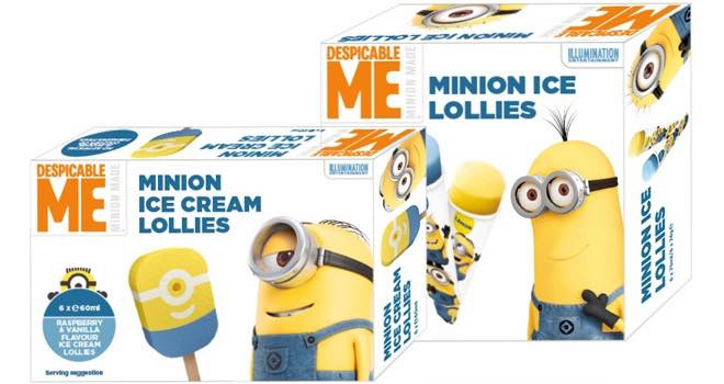 Delectable me: frozen snack producer launches minion-themed lollies