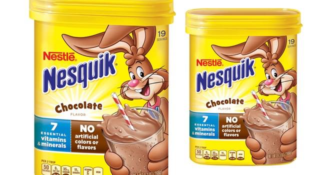 Nestlé reduces added sugar in Nesquik powders by up to 27%