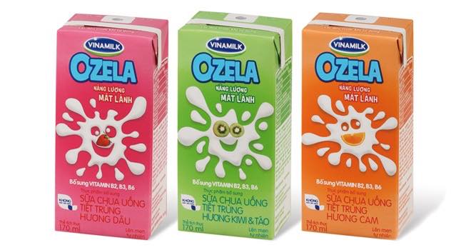 Vinamilk launches range of Ozela yogurt drinks for growing children