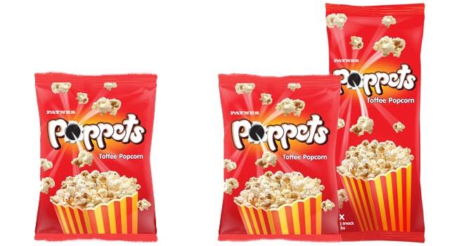 Confectionery brand Paynes launches Poppets toffee popcorn