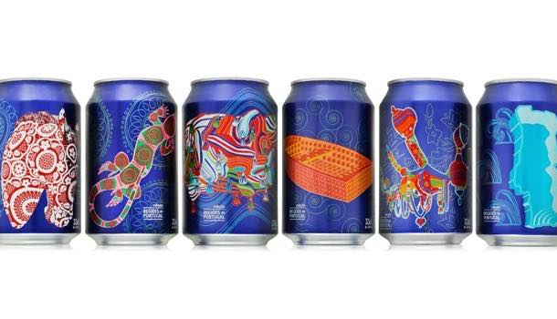 Rexam creates cans for Portuguese beer brand's limited edition designs