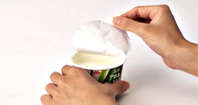 Packaging innovator develops yogurt-repellent foil lid for yogurt pots