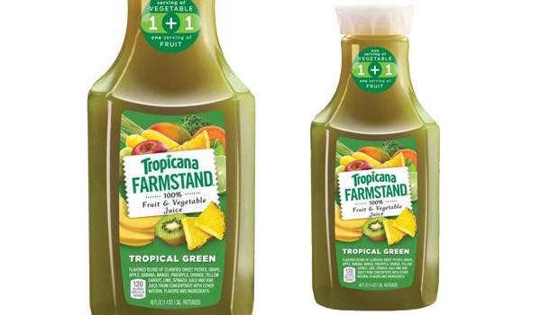 Tropicana launches tropical green variety of Farmstand juice