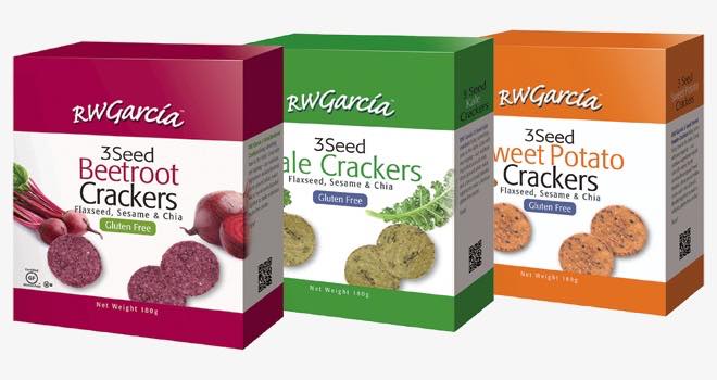 Snack producer RW Garcia launches line of three seed crackers