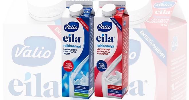 Valio renews lactose free milk drinks with Valio Eila technology