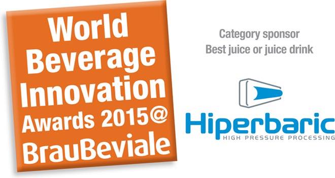 Hiperbaric sponsors juice category of World Beverage Innovation Awards 2015