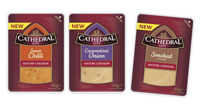 Cathedral City extends block cheddar range with three new flavours