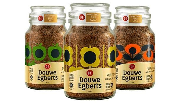 Douwe Egberts collaborates with designer Orla Kiely on limited edition jars