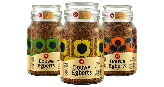 Douwe Egberts collaborates with designer Orla Kiely on limited edition jars