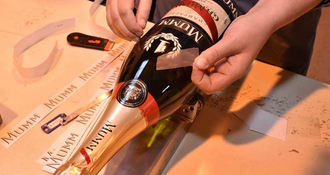 GH Mumm develops intelligent bottle that triggers celebrations when opened