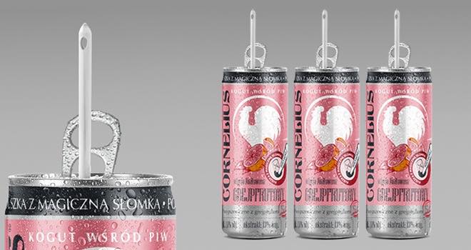 Ball Packaging Europe develops beer can with integrated straw