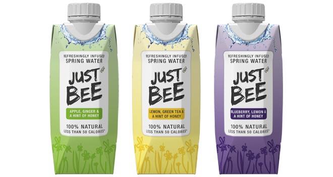 Just Bee launches honey-sweetened spring water range