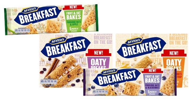McVitie's updates on-the-go breakfast range with new products and design