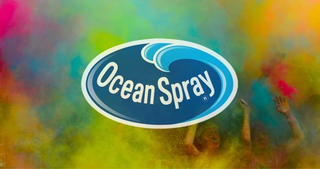 Ocean Spray sponsors colourful marathon The Color Run