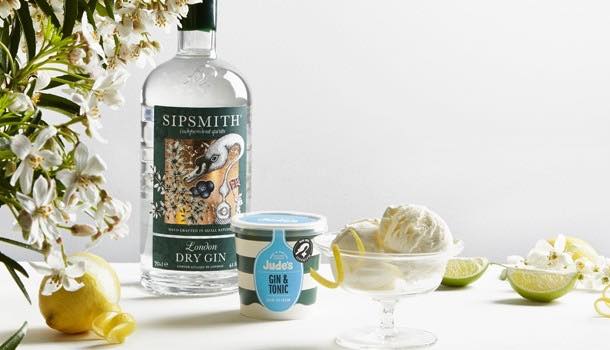Jude's and Sipsmith team up on gin and tonic-flavoured ice cream