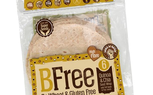 Irish bakery BFree launches new quinoa and chia seed wraps