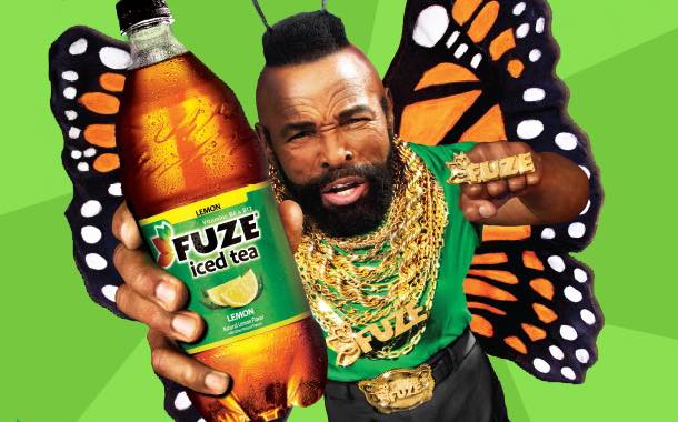 A-Team's Mr. T dons butterfly wings in new Fuze iced tea advert