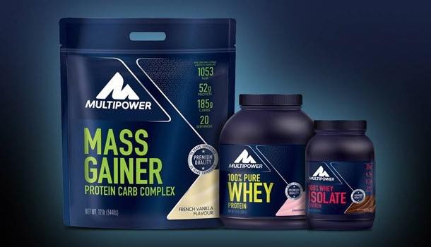 Protein brand Multipower rolls out fresh packaging design