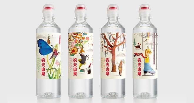 Chinese mineral water brand Nongfu Spring adopts new wildlife design