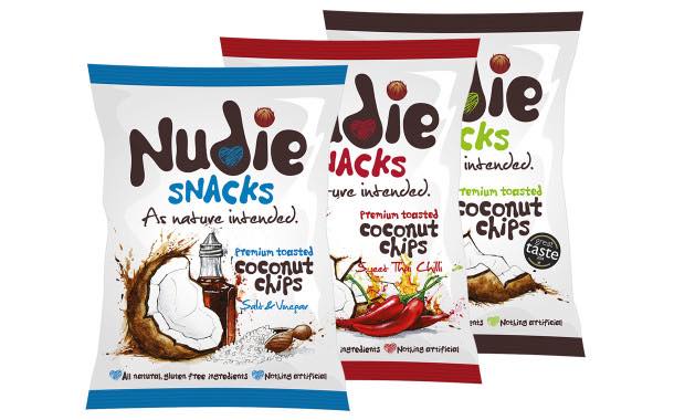 Nudie Snacks creates new coconut chip flavours