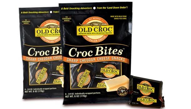 Australian cheddar brand unveils new Croc Bites cheese snacks to the US
