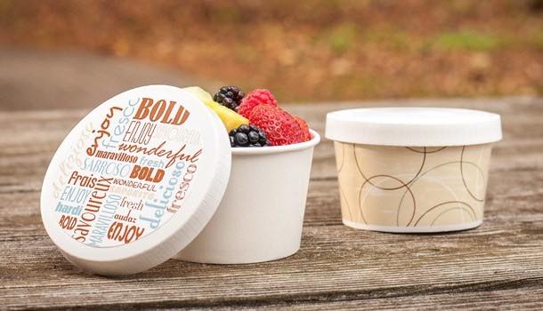 Packaging manufacturer launches paper lid for takeaway paperboard tubs