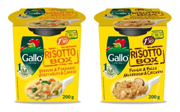 Riso Gallo launches new microwaveable risotto pots
